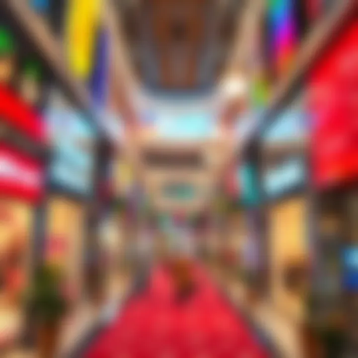 Retail Paradise at Mirdif City Center Vibrant shopping area filled with diverse retail options in Mirdif City Center