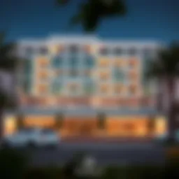 Contemporary exterior view of Murjan Asfar Hotel Apartments