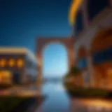 Stunning architectural view of Murooj Al Furjan