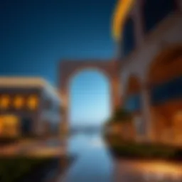 Stunning architectural view of Murooj Al Furjan