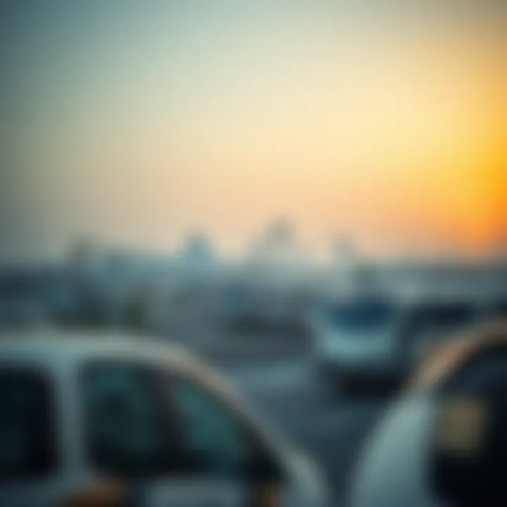 Scenic view showcasing Nad Al Sheba with metro station in the background