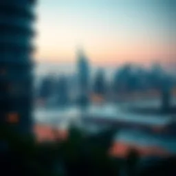Scenic view of Dubai skyline with modern architecture