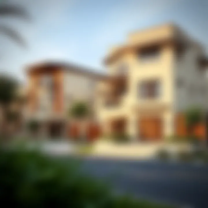 Diverse Properties in Gate Village 5 An overview of diverse property types available in Gate Village 5, illustrating real estate options