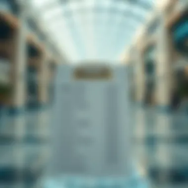 A checklist for visa status inquiry