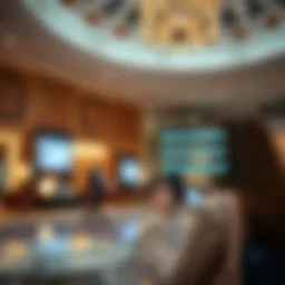 A digital interface showing online visa status check