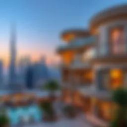 Dubai skyline showcasing luxury real estate