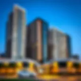 Modern Apartment Buildings in Al Barsha A scenic view of Al Barsha showcasing modern apartment buildings