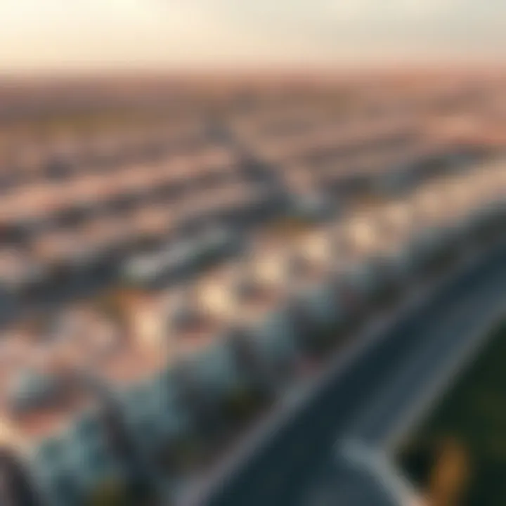 Aerial view of Nesto Al Ain showcasing residential developments