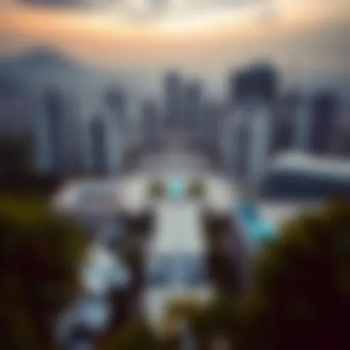 Panoramic view of Noya Viva development site