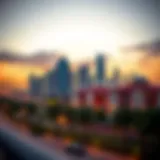 Stunning view of Nuaimia skyline