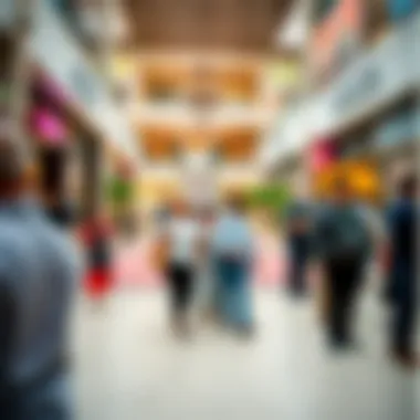 Community event taking place in the communal space of Oasis Mall