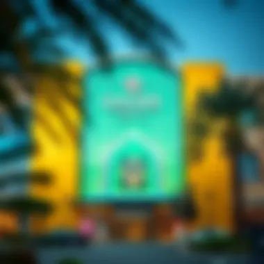 Vibrant Exterior Facade of Oasis Mall Exterior facade of Oasis Mall with vibrant surroundings