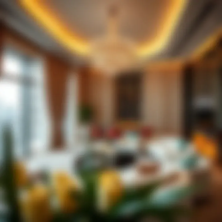 Modern Elegance in Interior Design Luxurious interior design showcasing modern elegance