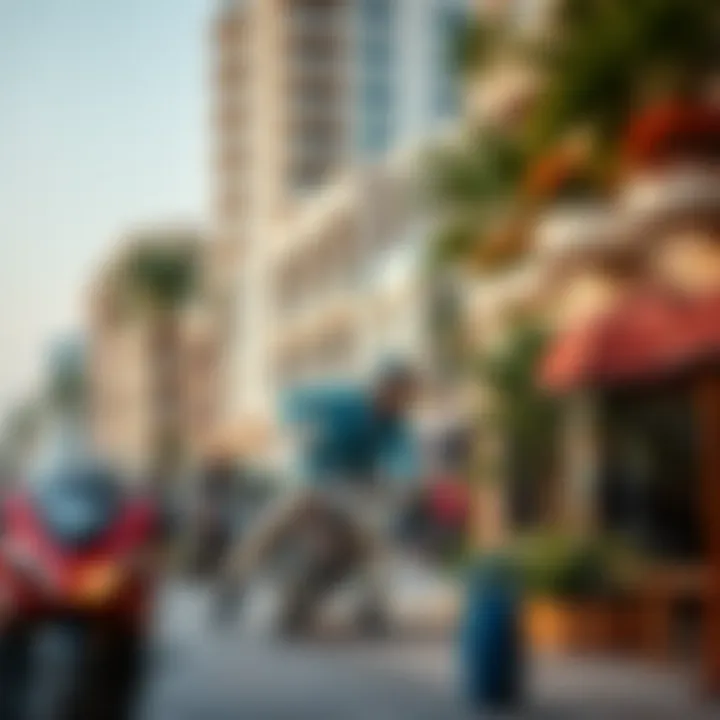 Vibrant community life in Oud Metha neighborhood