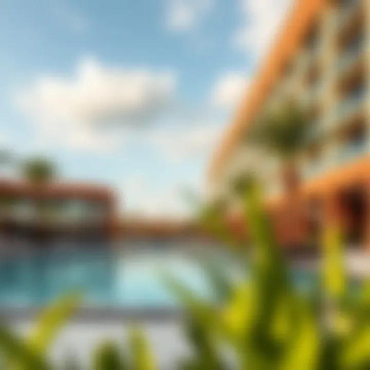 Recreational facilities at Radisson Hotel, Damac Hills