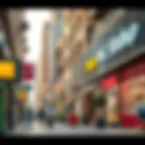 Vibrant retail scene in Satwa