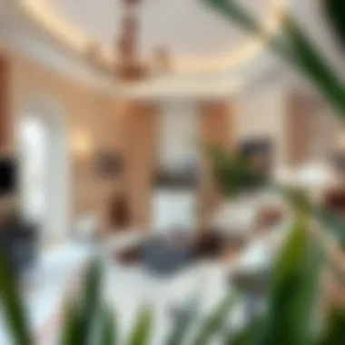 Elegant Villa Interior Luxurious villa interior showcasing elegant design