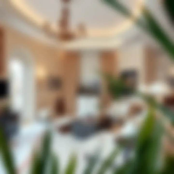 Elegant Villa Interior Luxurious villa interior showcasing elegant design