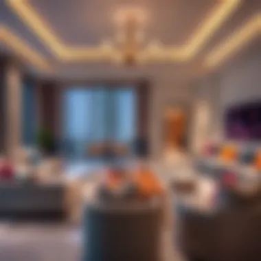 Luxurious living space in a modern residential complex