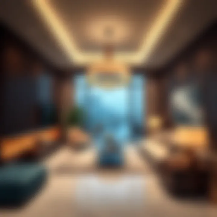 Luxurious interior design of Riverside Crescent