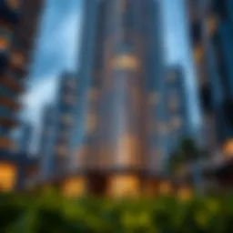 Stunning view of Rolex Tower's modern architecture