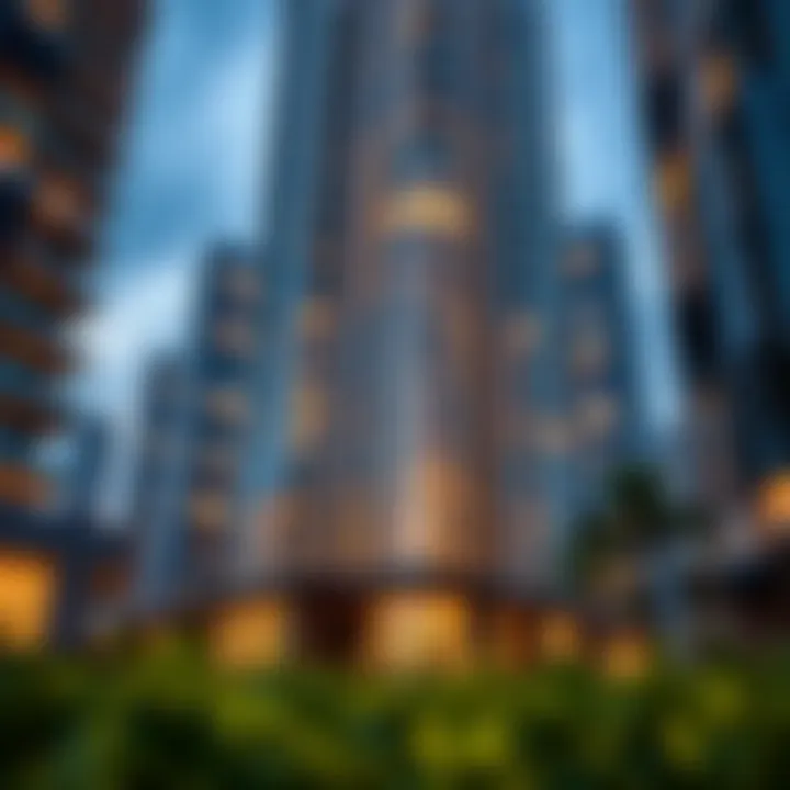 Stunning view of Rolex Tower's modern architecture