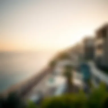 Breathtaking Beach Outlook from Rotana Beach Residence Scenic beach view from Rotana Beach Residence