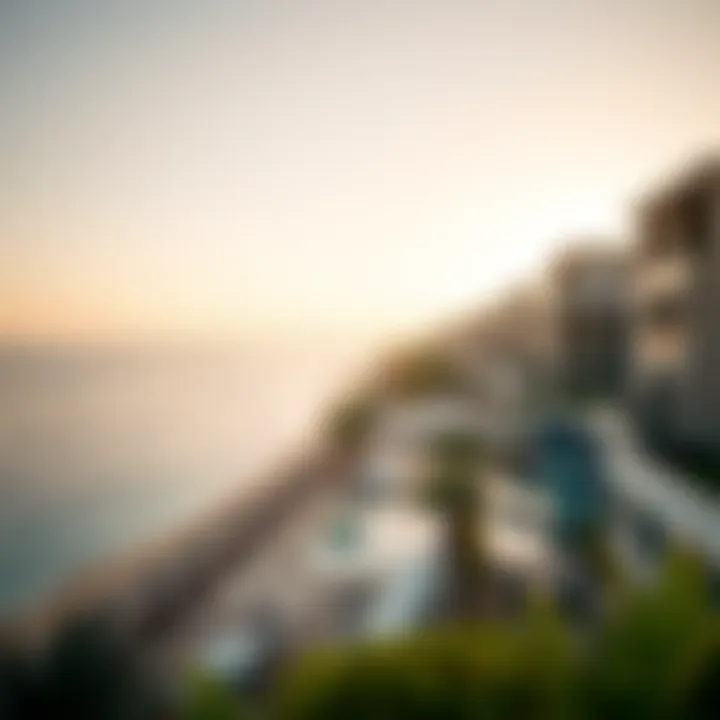 Breathtaking Beach Outlook from Rotana Beach Residence Scenic beach view from Rotana Beach Residence