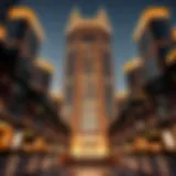 Architectural Marvel of Safa Building Stunning architectural view of Safa Building