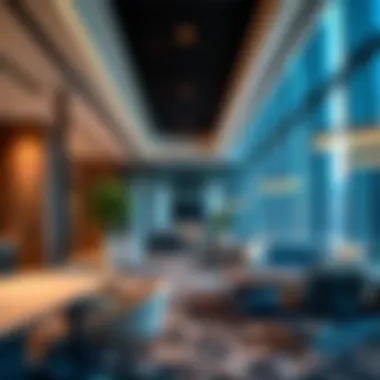 Interior of Saif Tower highlighting luxury office spaces