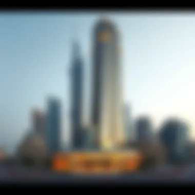 The strategic location of Saif Tower in the heart of Dubai