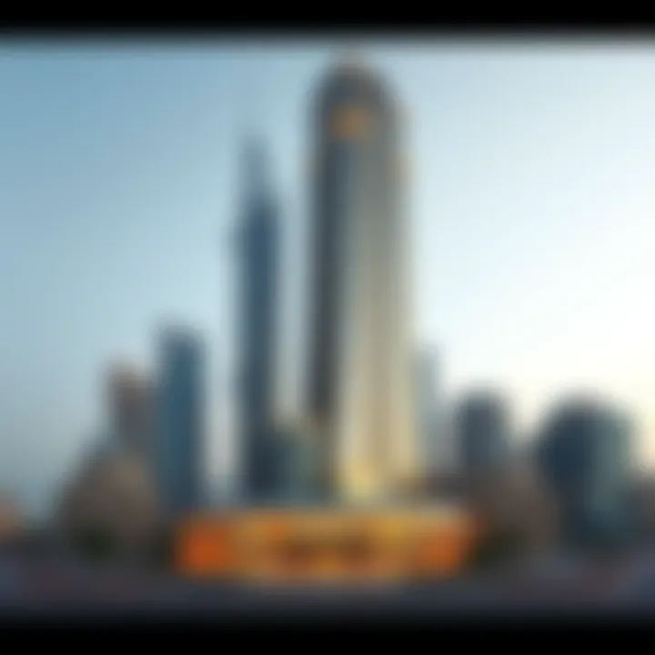 The strategic location of Saif Tower in the heart of Dubai