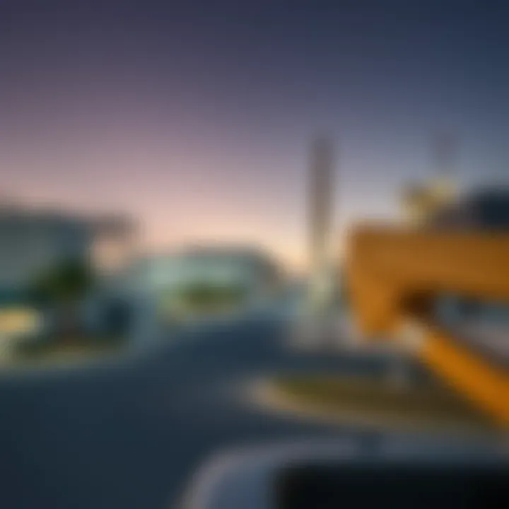 Expansive view of Saih Shuaib 2 showcasing modern industrial facilities