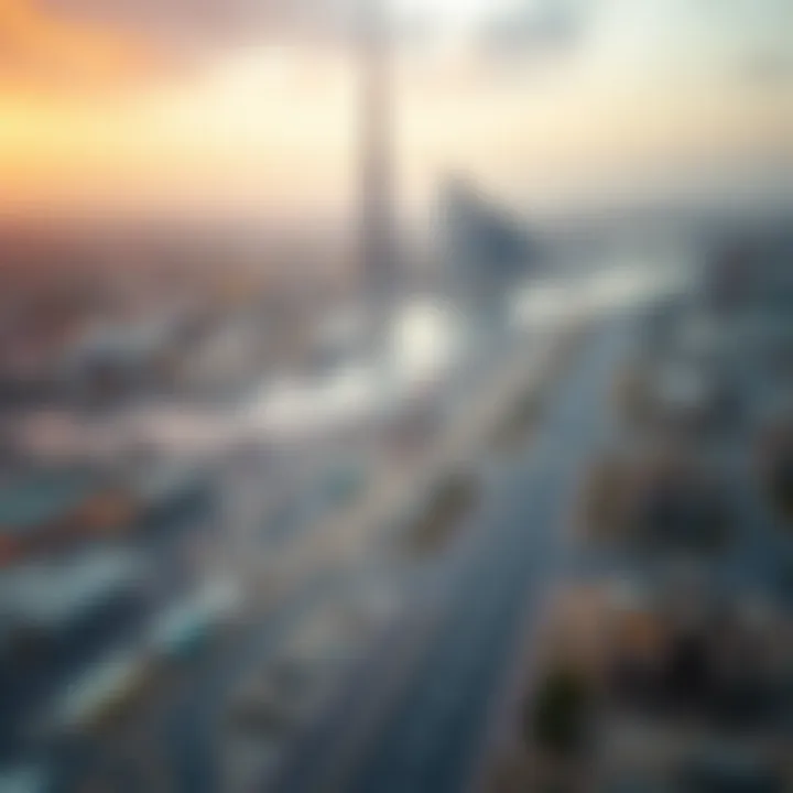 Map highlighting the strategic location of Dubai Industrial City