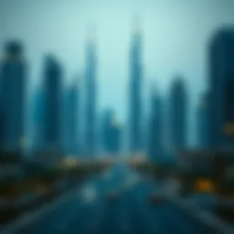 UAE skyline showcasing iconic architecture