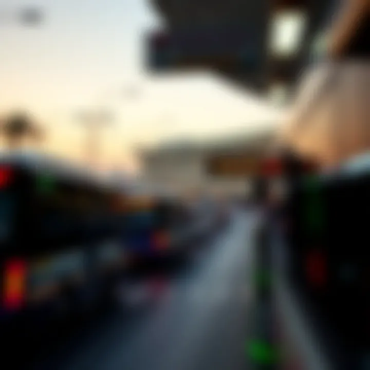 Map highlighting bus routes connecting Sharjah and Dubai