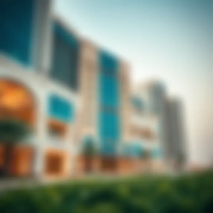 Stunning architectural design of Shorooq Dubai showcasing modern aesthetics