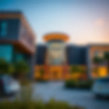 An overview of tech facilities within Silicon Oasis highlighting innovation.