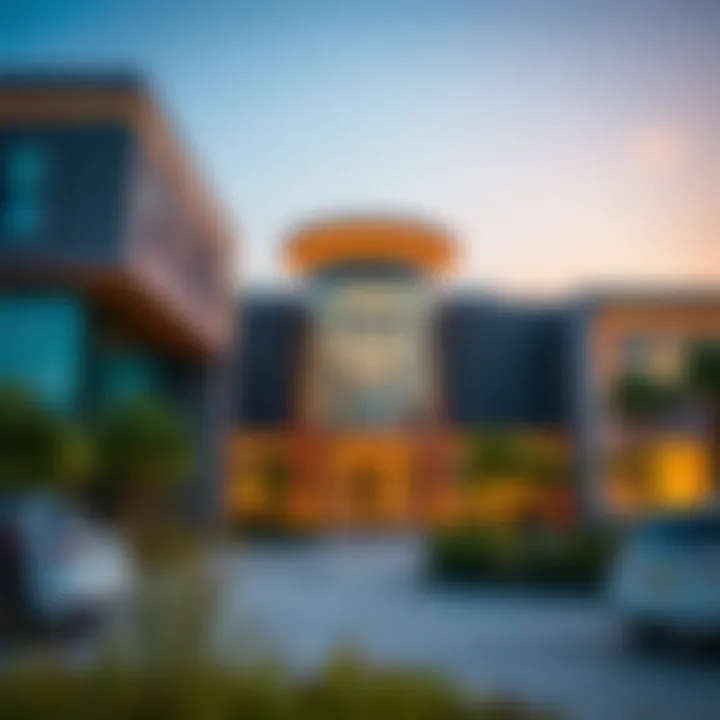 An overview of tech facilities within Silicon Oasis highlighting innovation.