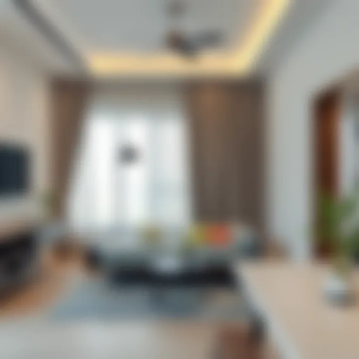 Stylish studio apartment in Al Raqa, Dubai showcasing modern design and comfort