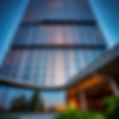 Architectural details of Suntech Tower