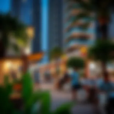 Community Life Near Swiss Tower Vibrant community atmosphere around Swiss Tower