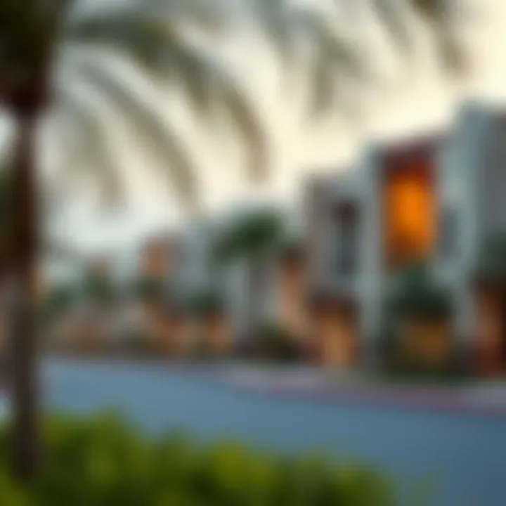 Residential area within Tasjeel Motor City demonstrating lifestyle offerings