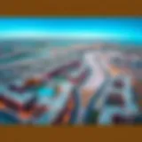 Aerial Perspective of Bani Yas Real Estate Aerial view of Bani Yas showcasing its real estate landscape