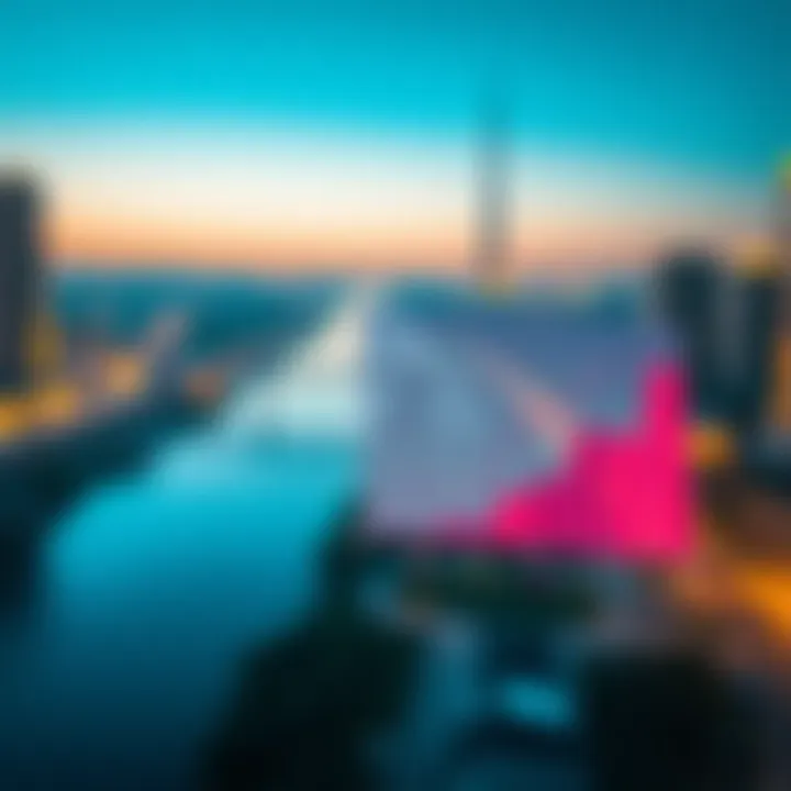 Dubai Real Estate Market Trends Overview Market trends graph illustrating Dubai real estate dynamics