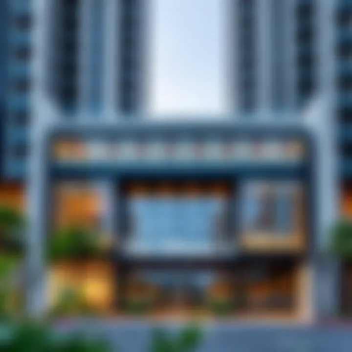 Exterior view of The Offices 3 showcasing modern architecture