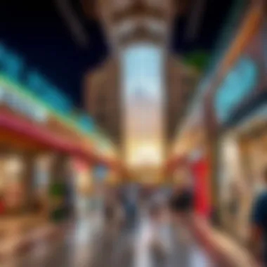 Vibrant Retail Atmosphere at The Pointe Vibrant retail spaces within The Pointe bustling with activity