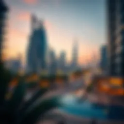 Dubai skyline showcasing luxury real estate