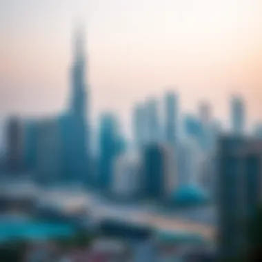 Dubai Skyline: Real Estate Opportunities Dubai skyline showcasing real estate investment opportunities