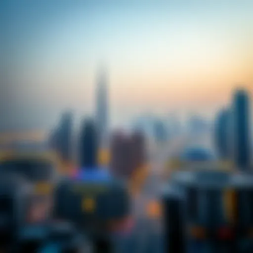 Dubai Skyline and Real Estate Landscape Dubai skyline showcasing real estate
